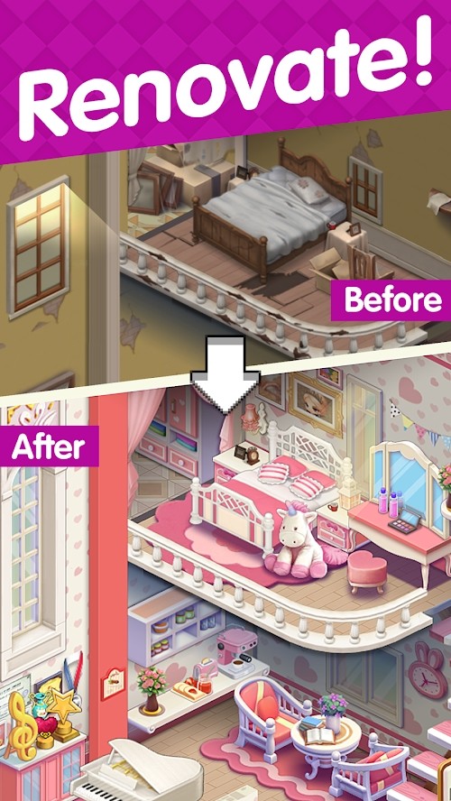 Merge Mall Town: Decorate Home, Classic Idle Game(Large gold coins) screenshot image 10_Popularmodapk.com