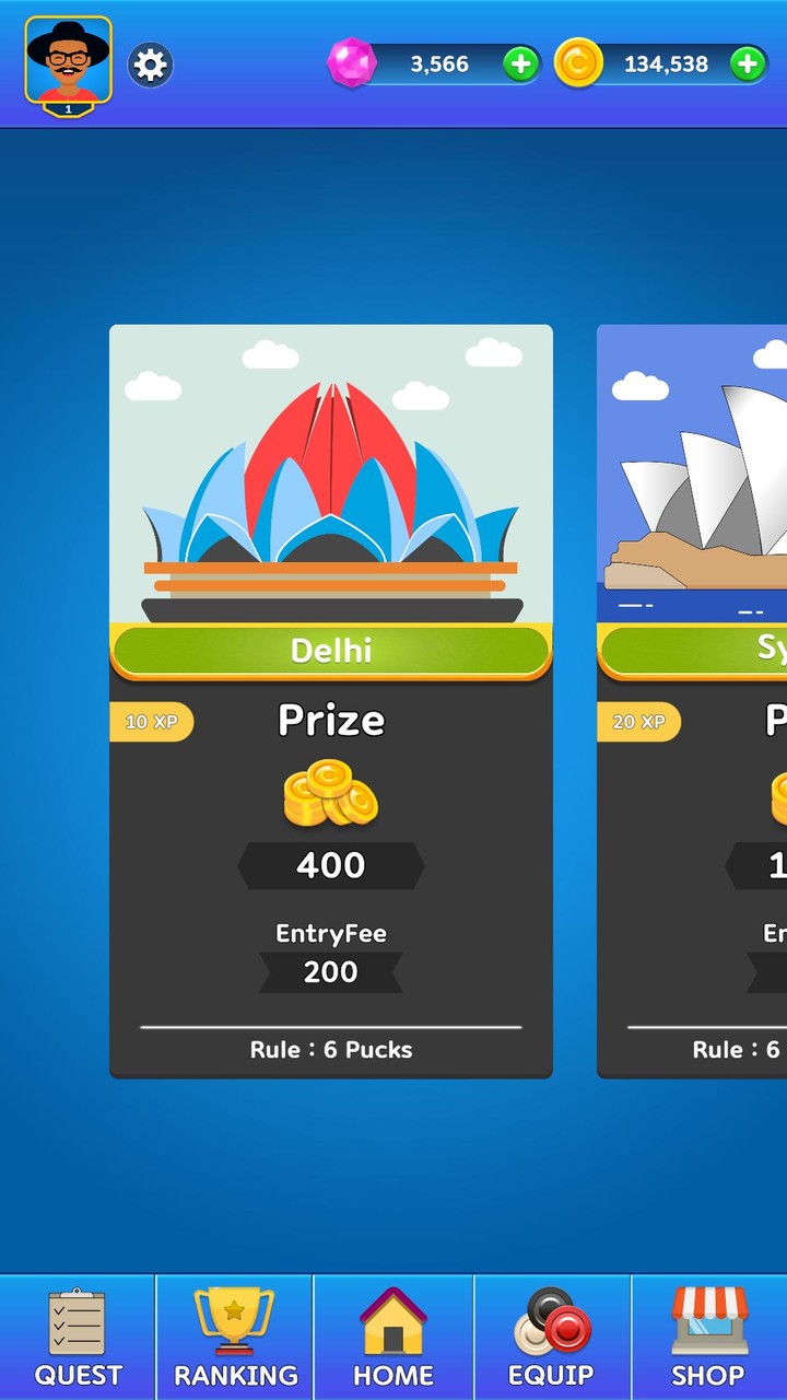 Carrom Striker screenshot image 3_Popularmodapk.com