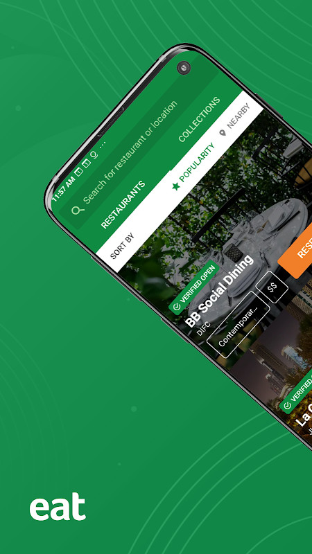 Eat - Restaurant Reservations and Discovery screenshot image 2_Popularmodapk.com