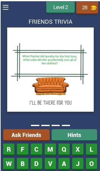FRIENDS TRIVIA- The one with t screenshot image 3_Popularmodapk.com
