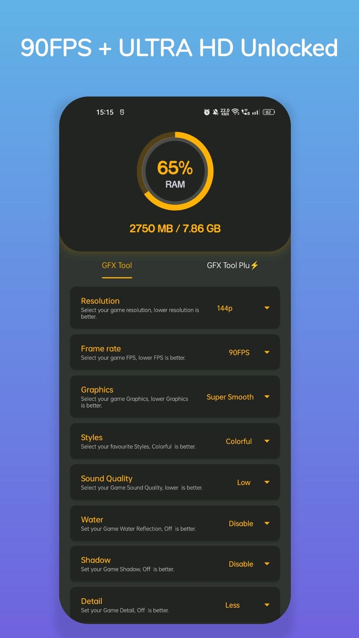 GFX Tool for PUBG & BGMI screenshot image 6_Popularmodapk.com