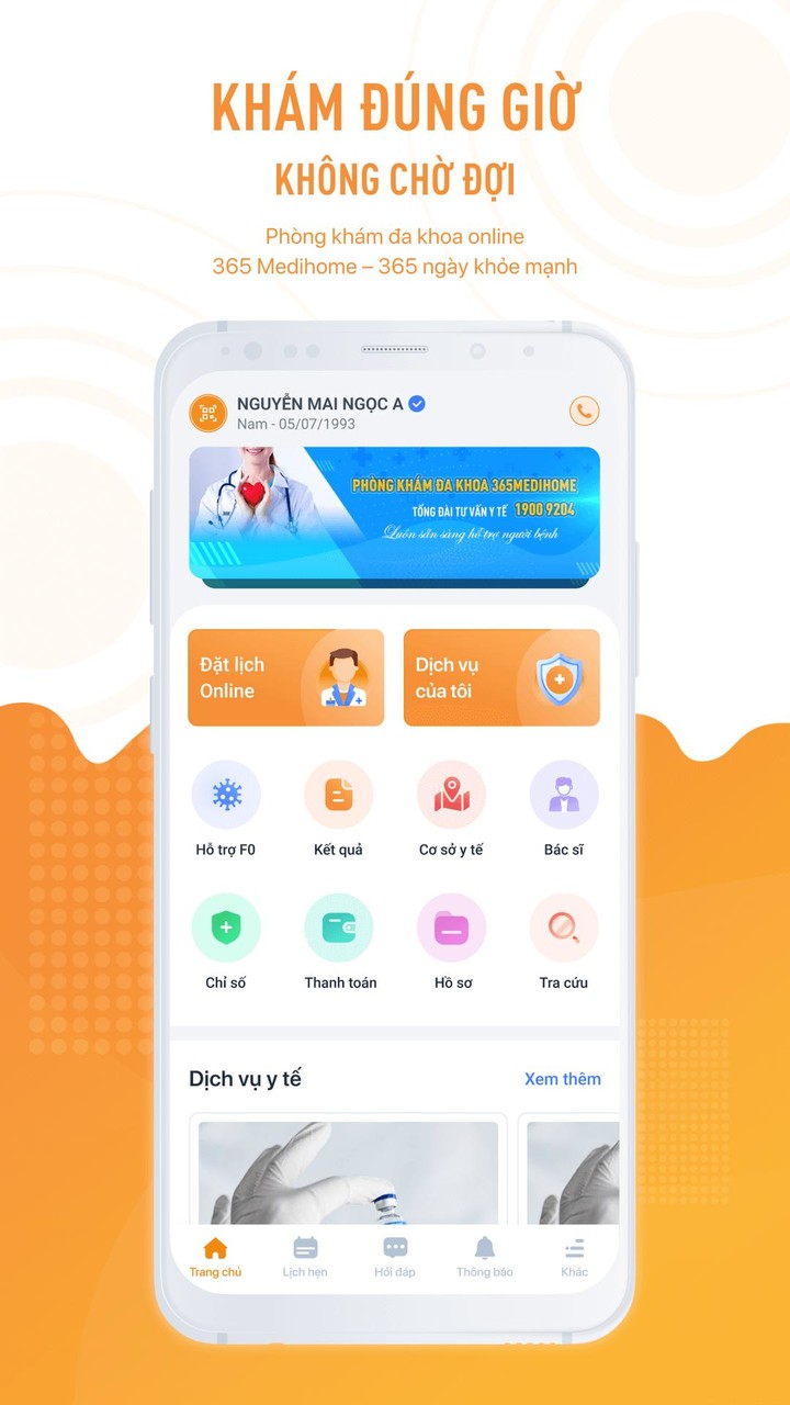 365 Medihome - Y tế thông minh screenshot image 3_Popularmodapk.com