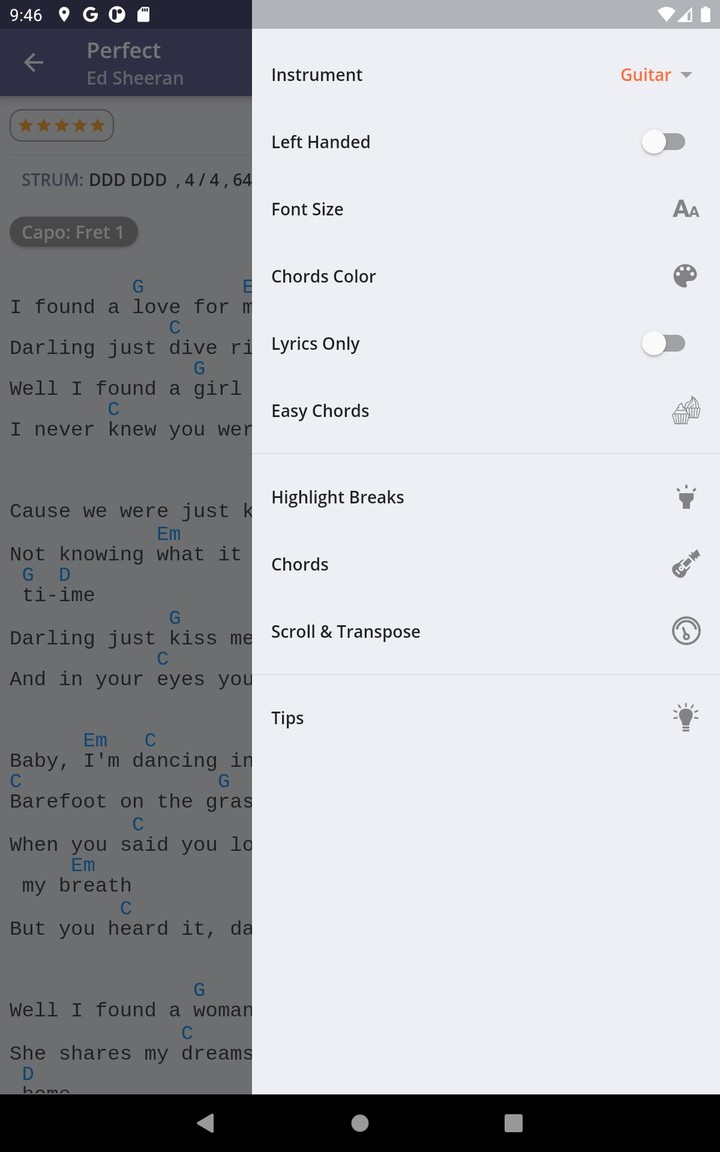 MultiChords (Lyrics & Chords) screenshot image 8_Popularmodapk.com