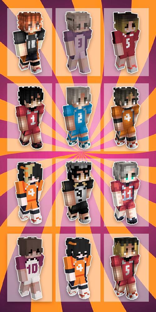 Haikyuu-Skins für Minecraft screenshot image 8_Popularmodapk.com