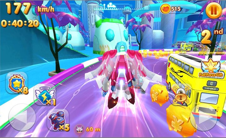 Happy pig Racing game screenshot image 4_Popularmodapk.com