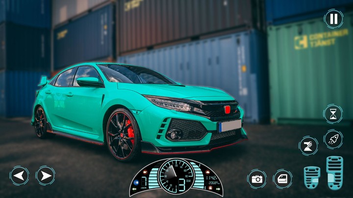 Honda Civic Drift Simulator 3D screenshot image 9_Popularmodapk.com