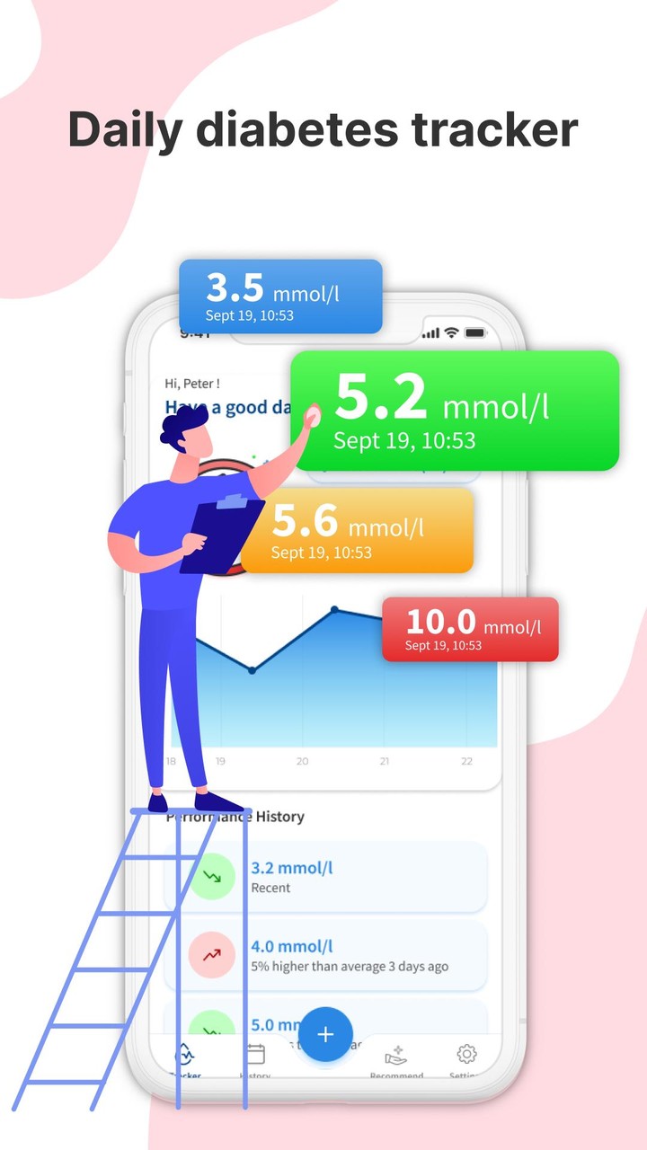 Blood Sugar - Diabetes Tracker screenshot image 2_Popularmodapk.com