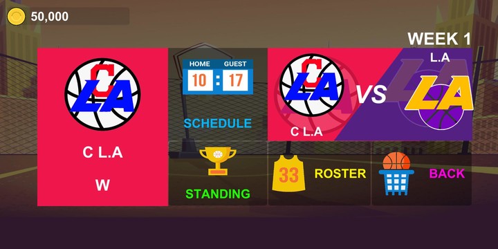 Basketball Slam Stars 2v2 screenshot image 4_Popularmodapk.com