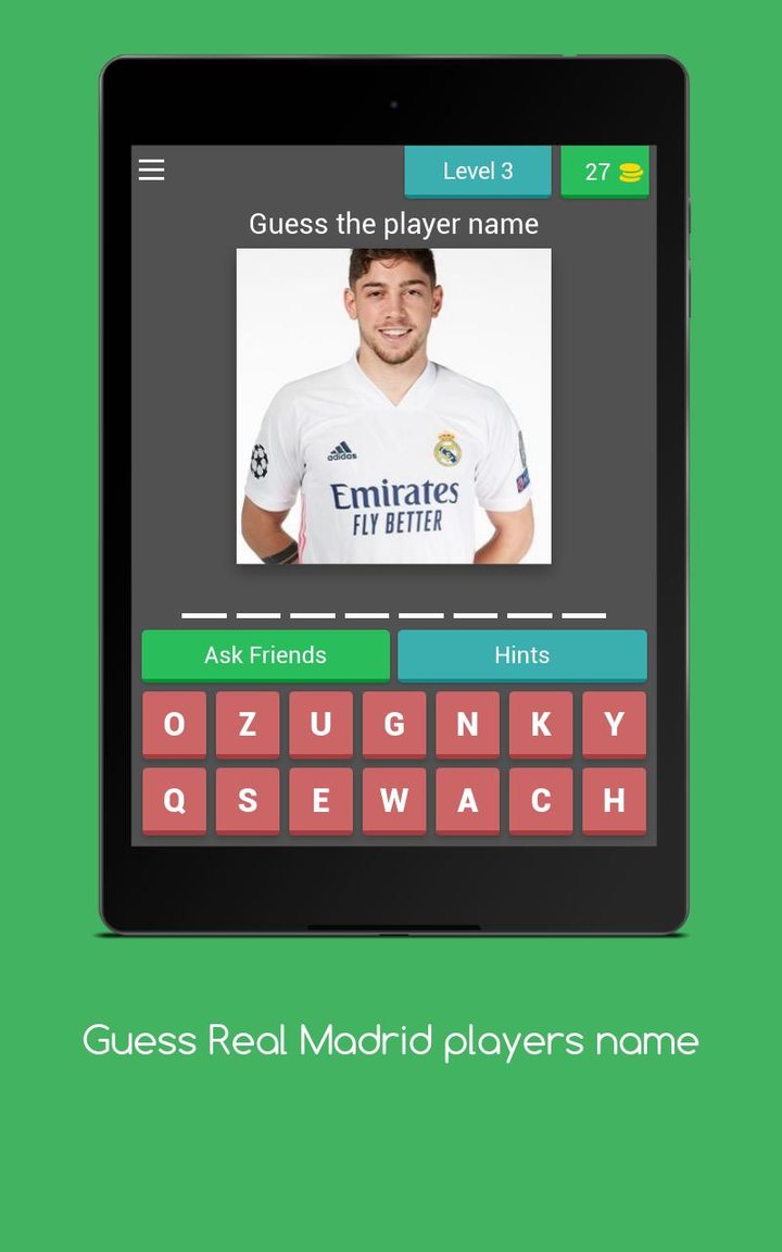 Guess Real Madrid players name quiz screenshot image 20_Popularmodapk.com