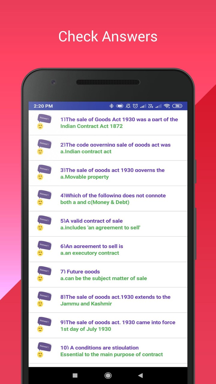 Sale of Goods Act 1930 Quiz screenshot image 7_Popularmodapk.com