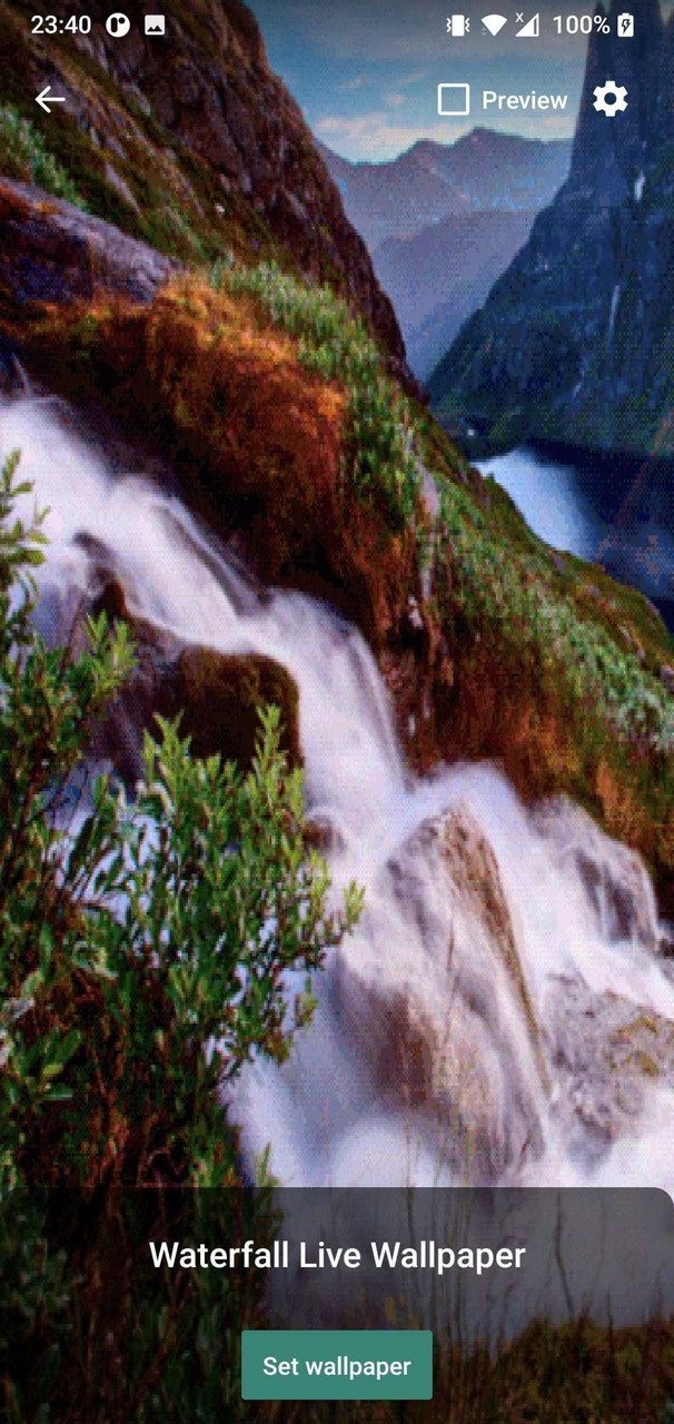 Waterfall Live Wallpaper Sound screenshot image 6_Popularmodapk.com