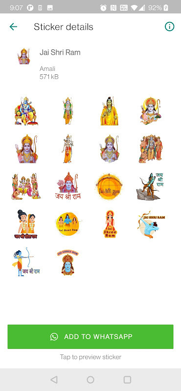 Hindu God Stickers WAStickerap screenshot image 5_Popularmodapk.com