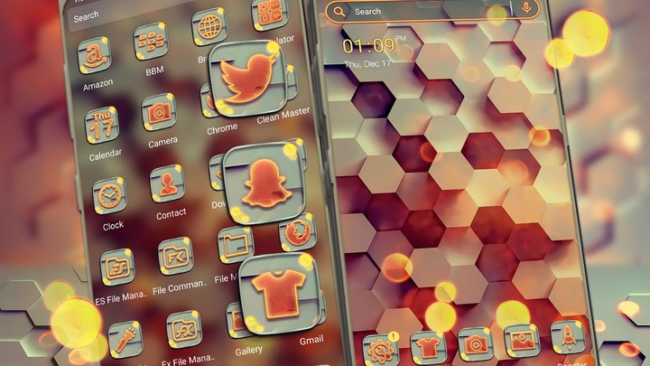3D Hexagon Theme screenshot image 6_Popularmodapk.com