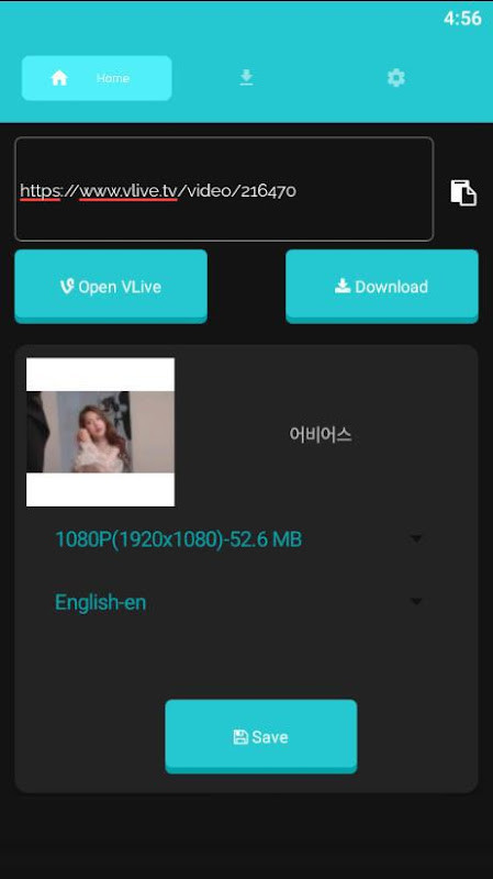 Video Downloader for V Live screenshot image 1_Popularmodapk.com