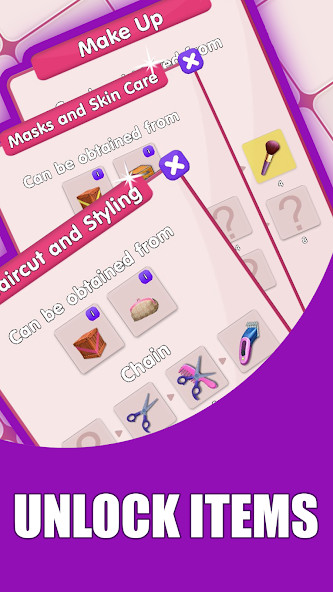 Merge Beauty Salon<span>(Mod APK)</span> screenshot image 4_Popularmodapk.com