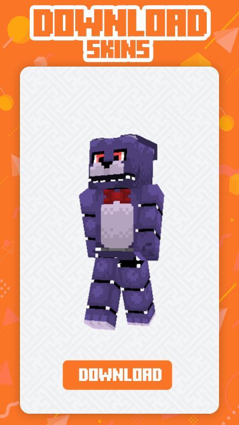 FNAF Skin Pack For Minecraft screenshot image 7_Popularmodapk.com