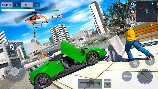 Gangster Shooting Police Game<span>(lots of gold coins)</span> screenshot image 4_Popularmodapk.com