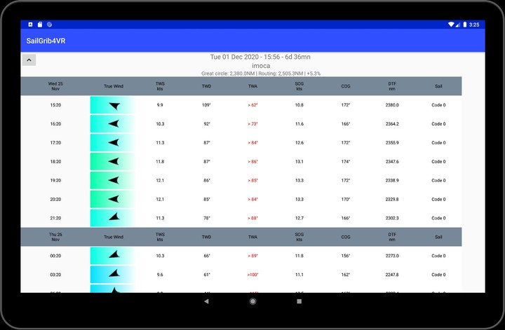 SailGrib for Virtual Regatta screenshot image 16_Popularmodapk.com