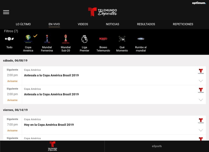 Telemundo Deportes: En Vivo screenshot image 10_Popularmodapk.com