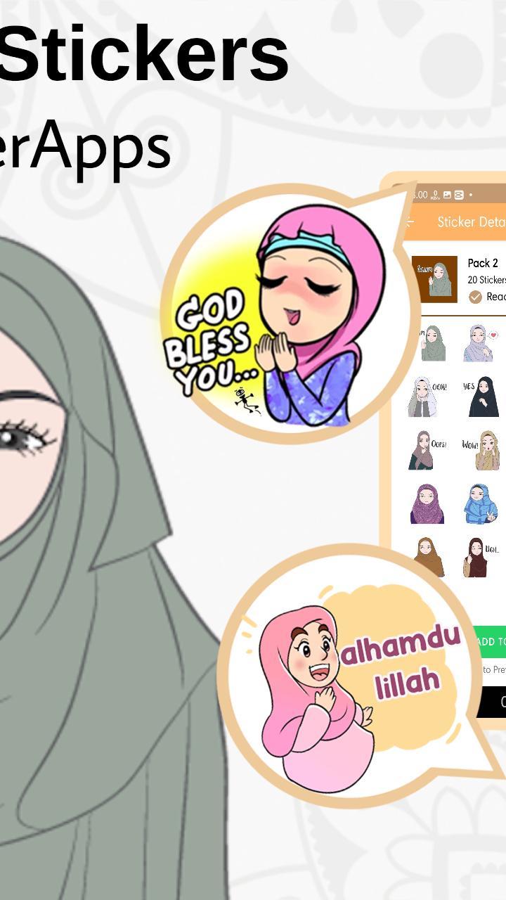 Hijab Sticker for Whatsapp screenshot image 5_Popularmodapk.com