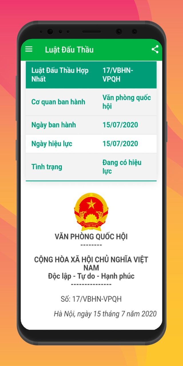 Luật Đấu Thầu screenshot image 25_Popularmodapk.com