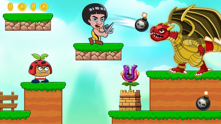 Super Lee Bros: Run & Fighting screenshot image 1_Popularmodapk.com