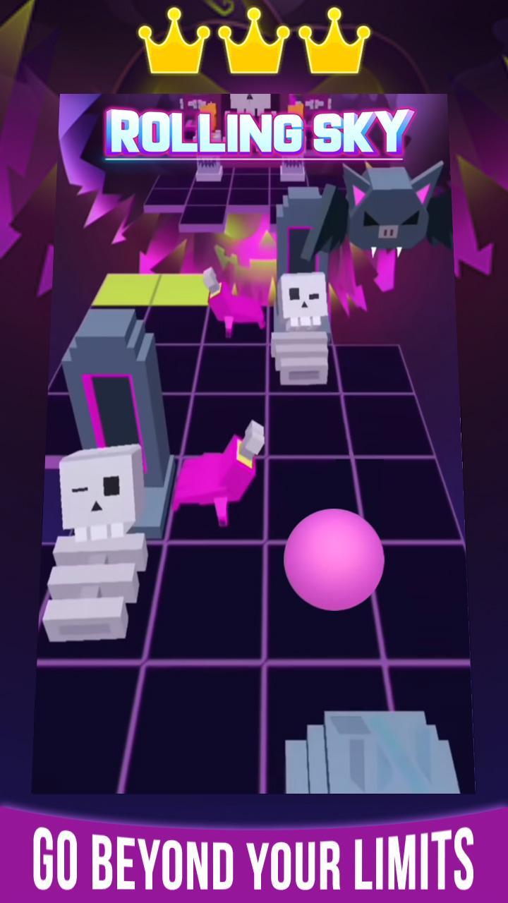 Rolling Sky Ball screenshot image 1_Popularmodapk.com