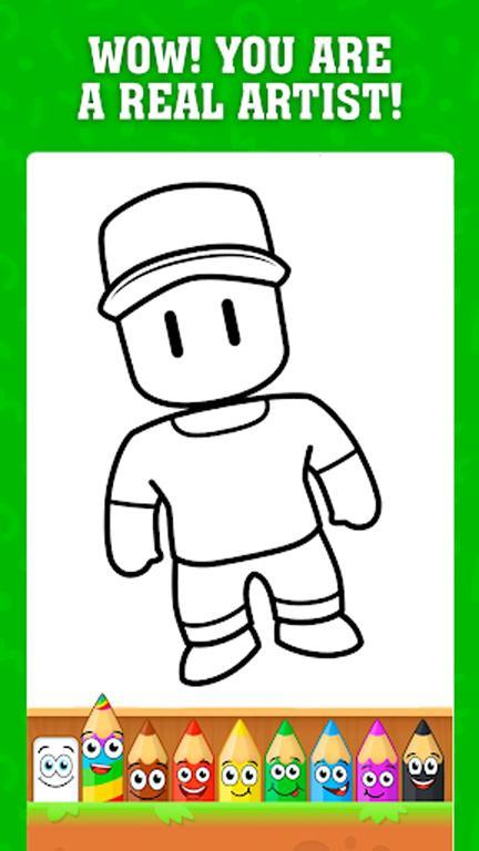 Stumble Guys Coloring Game screenshot image 5_Popularmodapk.com