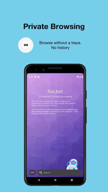 Rocket — Fast and Lightweight Web Browser screenshot image 7_Popularmodapk.com