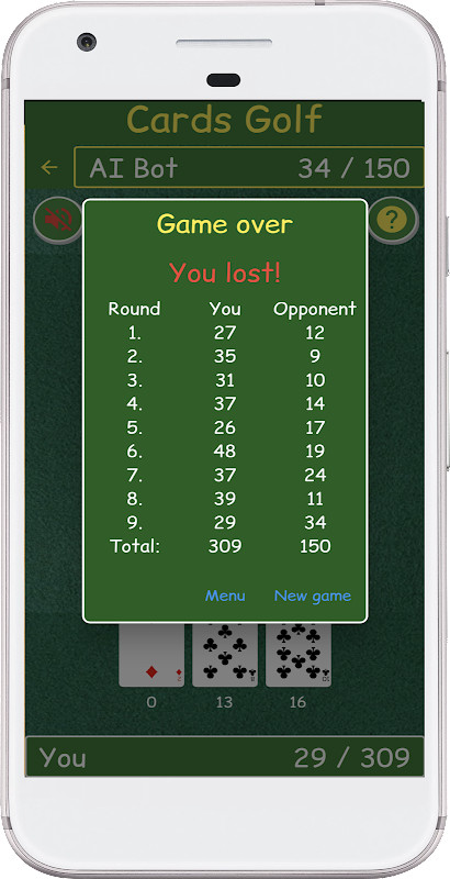Cards Golf screenshot image 5_Popularmodapk.com