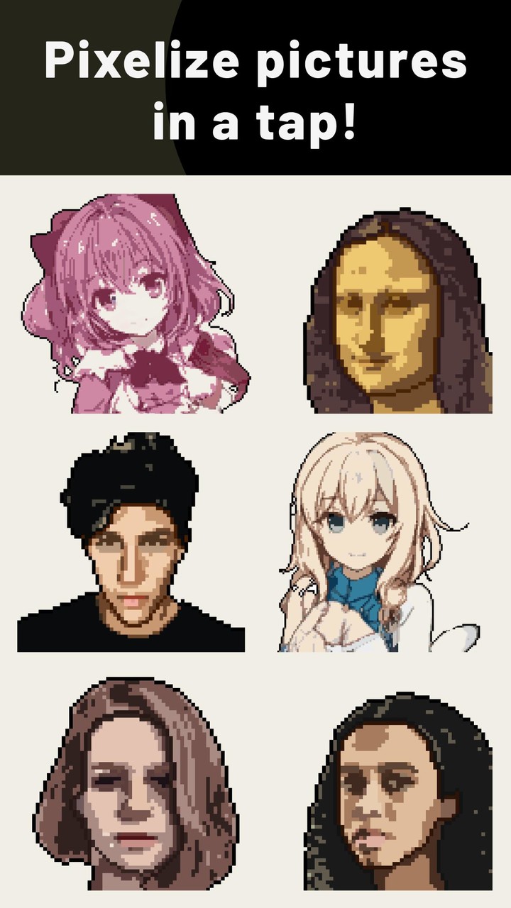 PixelMe - Picture to Pixel Art screenshot image 1_Popularmodapk.com