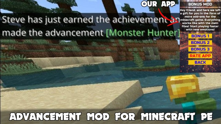 Advancement Mod Minecraft PE screenshot image 15_Popularmodapk.com