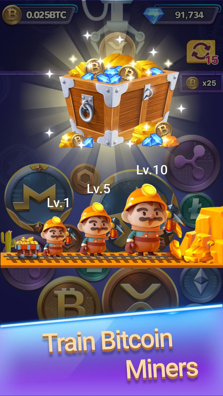 Bitcoin Master -Mine Bitcoins! screenshot image 2_Popularmodapk.com