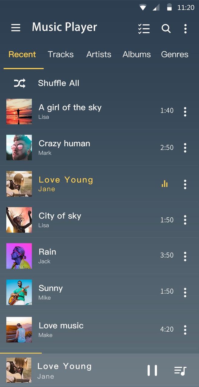 MP3 Player - Music Player screenshot image 6_Popularmodapk.com