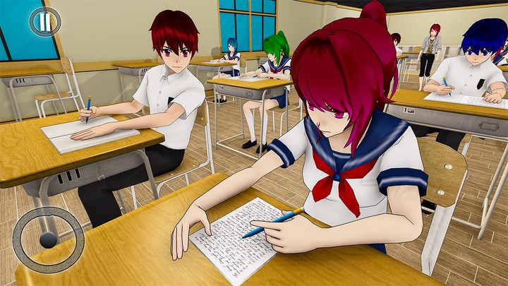 Anime Girl School Teacher 3D screenshot image 1_Popularmodapk.com