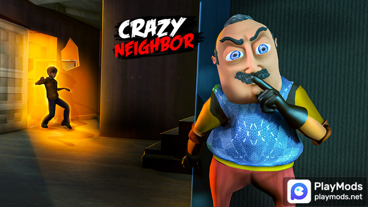 Hello Crazy Neighbor Game 3D<span>(No ads)</span> screenshot image 2_Popularmodapk.com