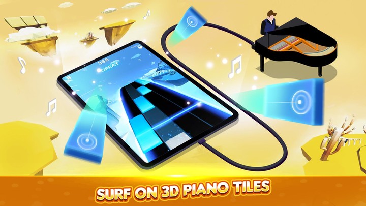 Piano Fever: 3D Tiles screenshot image 1_Popularmodapk.com
