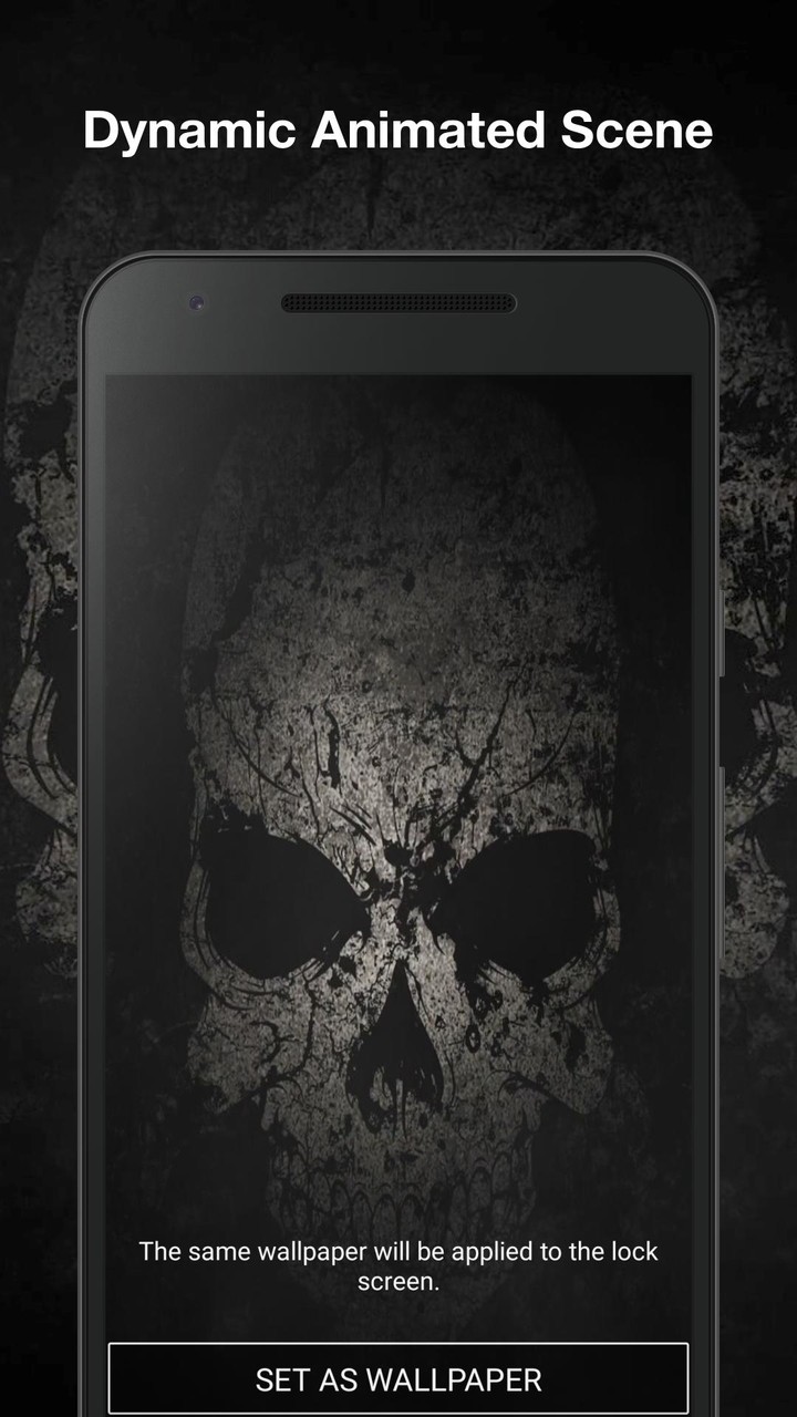 Black Skull Live Wallpaper screenshot image 7_Popularmodapk.com