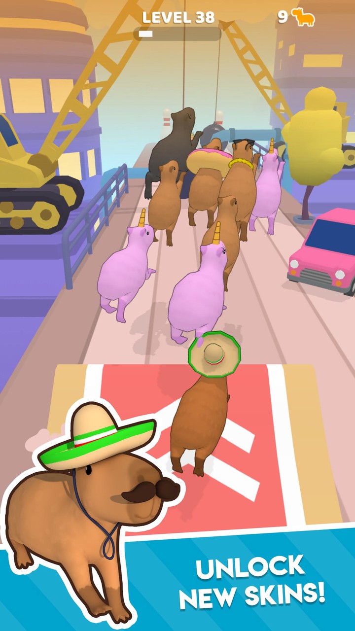 Capybara Rush screenshot image 3_Popularmodapk.com