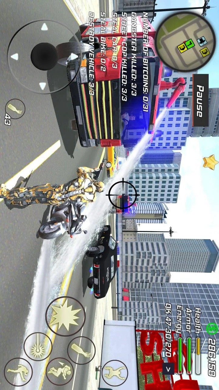 Super Crime Iron Hero Robot<span>(Unlimited Money)</span> screenshot image 6_Popularmodapk.com