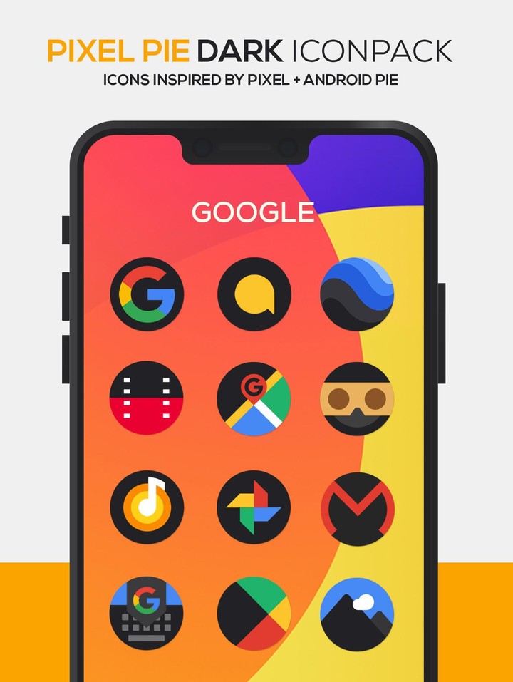 Pixel DARK Icon Pack screenshot image 15_Popularmodapk.com