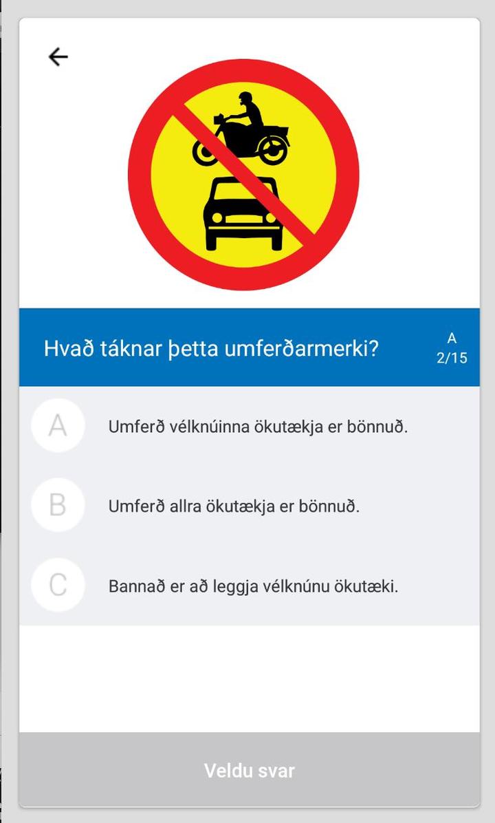 Bílprófið screenshot image 3_Popularmodapk.com