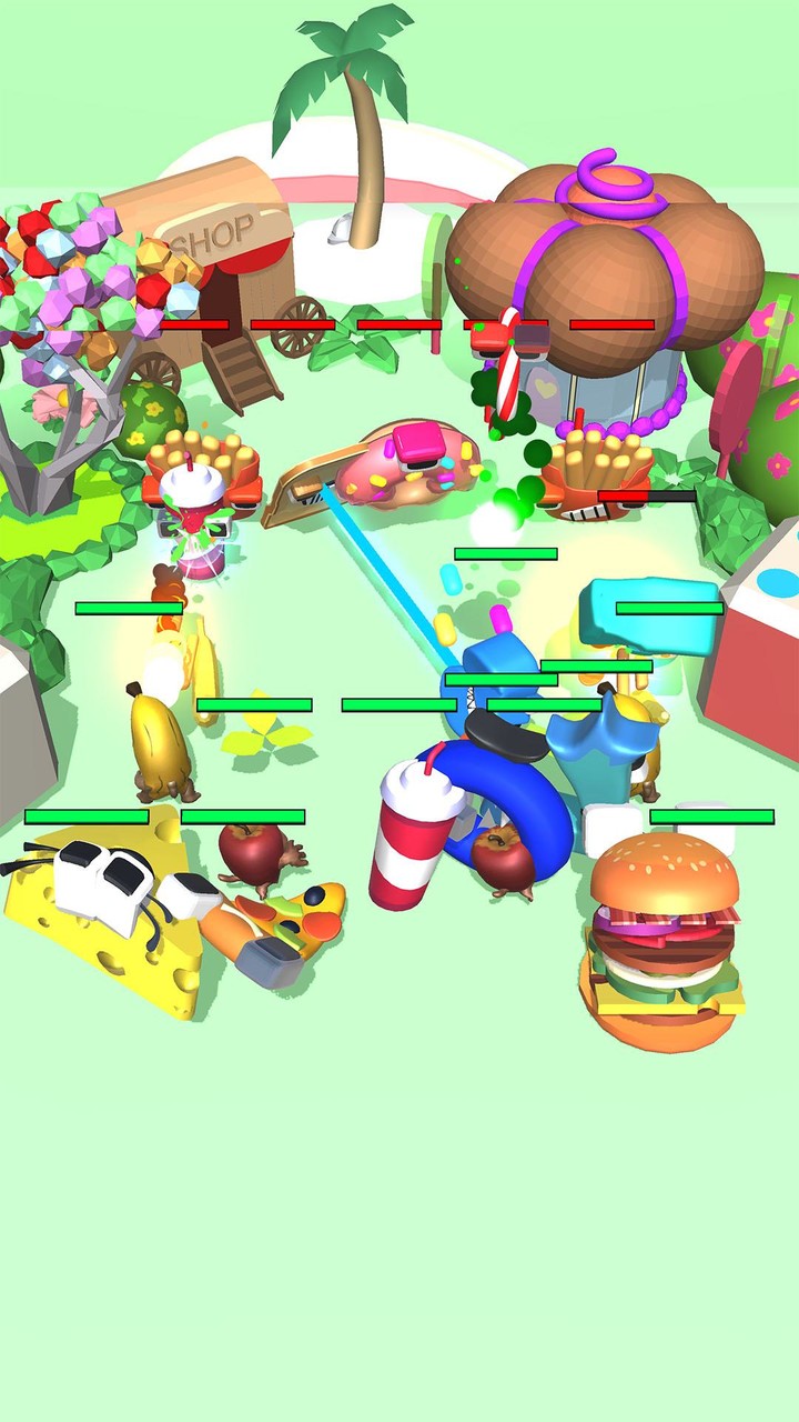 Merge Alphabet Food Battle screenshot image 4_Popularmodapk.com