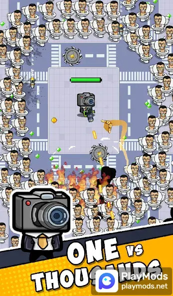 Toilet Skibd Survival IO<span>(Unlimited Money)</span> screenshot image 1_Popularmodapk.com