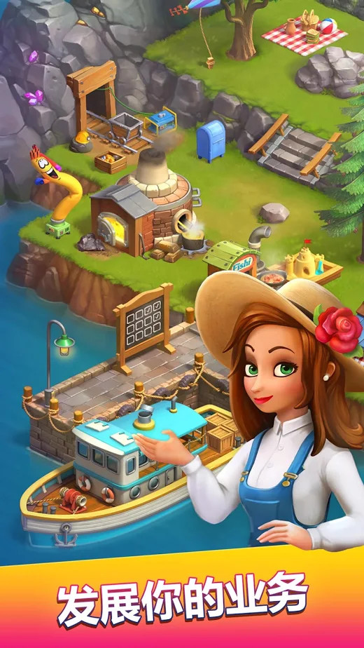 Funky Bay - Farm & Adventure game screenshot image 3_Popularmodapk.com