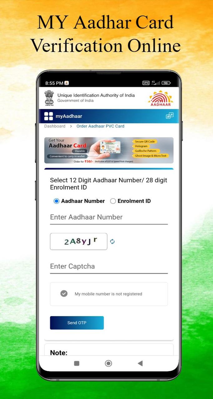 Aadhar Card Check Status Guide screenshot image 4_Popularmodapk.com