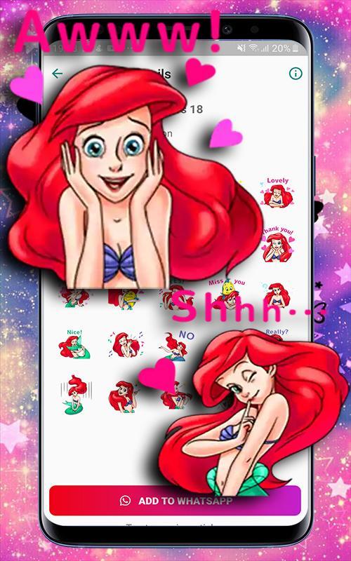 Princess Cartoon for whatsapp screenshot image 10_Popularmodapk.com