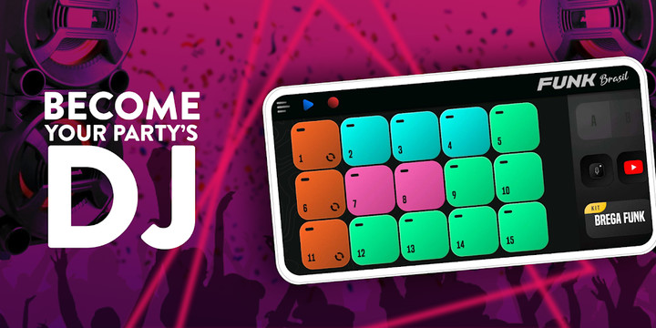 Funk Brasil: drum pads<span>(Unlocked)</span> screenshot image 5_Popularmodapk.com