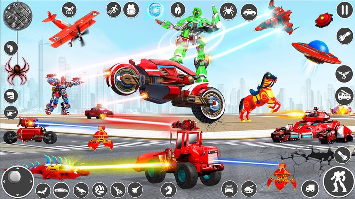 Robot Bike Shooting Game screenshot image 5_Popularmodapk.com