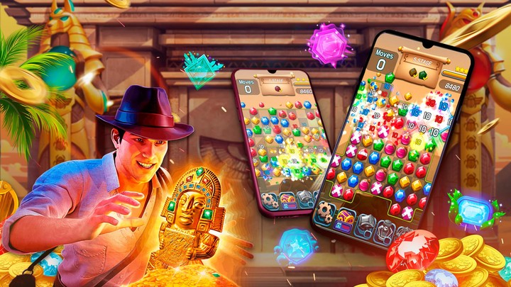 Jewel Crush: Match Gems Puzzle screenshot image 5_Popularmodapk.com